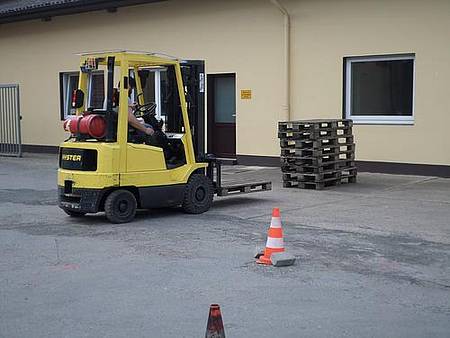 Staplerschulung Praxis