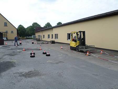 Staplerschulung Praxis