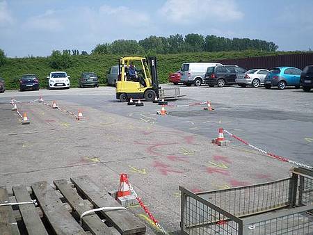 Staplerschulung Praxis